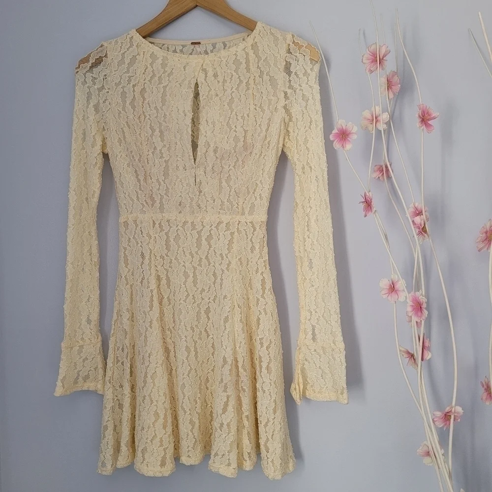 NWT FREE PEOPLE Teen Witch Lace Dress